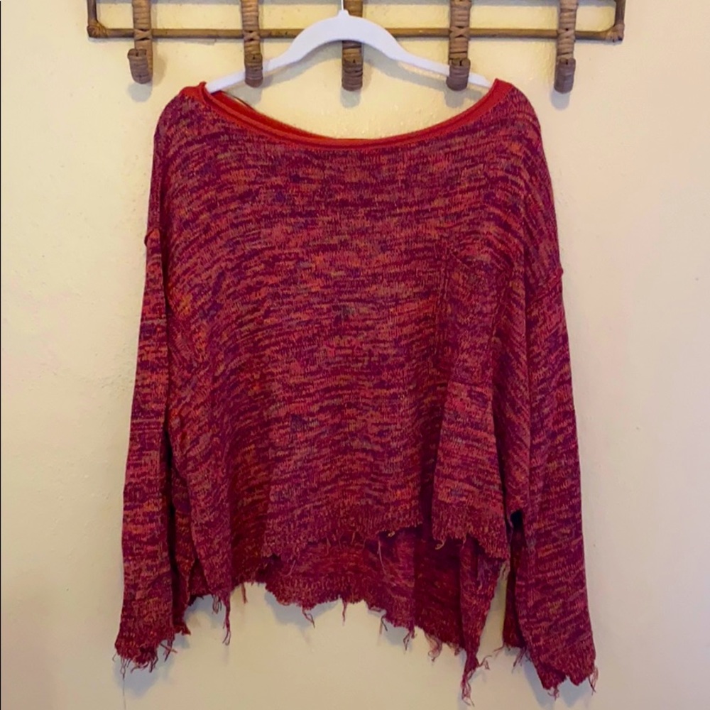 Free People Relaxed Knit sweater